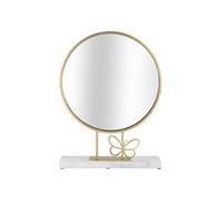 Miroir sur Pied en Marbre "Butterfly" 39cm Or