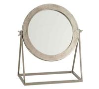 Miroir sur Pied en Métal ""Adriano"" 34cm Argent