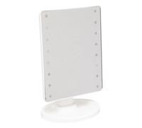 Paris Prix Miroir sur pied à LED Blanc 28 x 16 cm