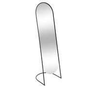 Miroir sur Pied Noir, métal H. 140 cm - Noir - Atmosphera