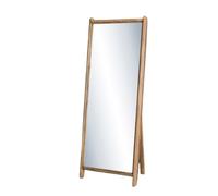 Miroir sur Pied - PARIS PRIX - Modèle Cramy - Bois Recyclé - 165 cm - Rectangulaire - Naturel