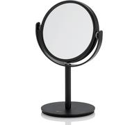 Miroir Sur Pied Selena, Ø 8cm, Métal, Noir, Surface Réfléchissante Pivotante, Grossissement 1x Et 10x, 20656