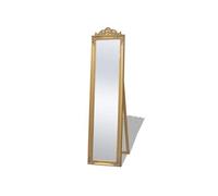 Miroir sur pied Style baroque 160x40 cm Doré 243692