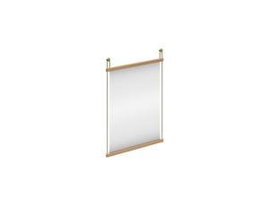 Miroir Suspendu Woud Petit Chêne Pigmenté Blanc