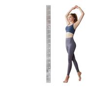 Miroir Tableau De Mesure De La Croissance - Adhésif Acrylique | Miroir avec Règle Graduée pour Mesurer la Taille - pour Séjour Chambre d'Salle de Bain et Entrée