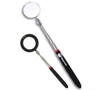 Miroir télescopique avec tête rotative à 360 degrés et poignée rainurée pour une prise en main sûre dans les environnements difficiles (2)