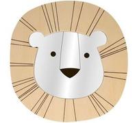 Miroir tête de lion en bois - Artemio Beige G