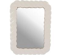 Miroir Torsade en métal blanc - Amadeus - Blanc - Métal G