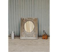 Miroir trumeau en métal argenté n°1047