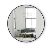 Miroir Umbra Hub 94x94x3cm verre noir 358370-040
