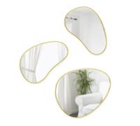 Miroir Umbra Hubba 30x25x1cm et 28x14x1cm ensemble de 3 or 1018566-104