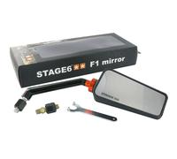 Miroir Universel Droite STAGE6 F1 Filetage M8 Carbone Mat