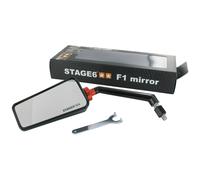 Retroviseur scoot stage 6 f1 diam 8 noir gauche