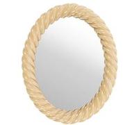 Miroir Vanille grand modèle - Amadeus - Beige - Résine G