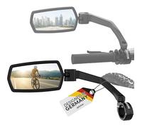 Miroir vélo | Grand champ de vision HD | 360° pivotant escamotable | Montage en haut en bas | Incassable Le RETROVISEUR