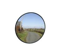 Miroir verre rond noir - 330mm