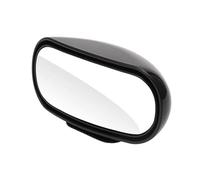 Miroir Voiture 360 grés Réglable Large CarMirror HD Verre Aveugle Grand Angle Tache Pour Le Rétroviseur Auxiliaire Stationnement Miroir Rétroviseur(Noir)