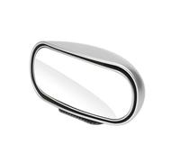 Miroir Voiture 360 grés Réglable Large CarMirror HD Verre Aveugle Grand Angle Tache Pour Le Rétroviseur Auxiliaire Stationnement Miroir Rétroviseur(Argent)