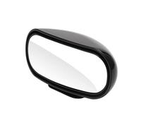 Miroir Voiture 360 grés Réglable Large CarMirror HD Verre Aveugle Grand Angle Tache Pour Le Rétroviseur Auxiliaire Stationnement Miroir Rétroviseur(Noir)