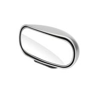 Miroir Voiture 360 grés Réglable Large CarMirror HD Verre Aveugle Grand Angle Tache Pour Le Rétroviseur Auxiliaire Stationnement Miroir Rétroviseur(Argent)