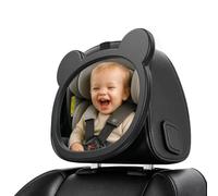 Miroir Voiture Bébé, Rétroviseur de Sécurité pour Siège | Miroir Voiture Bébé Retroviseur, Miroirs Auto Bébés Verre Acrylique Incassable pour Accessoires de Support de Tête de Voiture