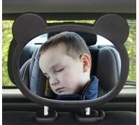 Miroir Voiture, Miroir Bebe Voiture, Miroirs Auto Bébés, Retroviseur Siege Bébé 360° Rotation Réglables, Accessoire