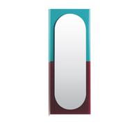 Miroir Wander 67x176 Émeraude/ Rouge cerise