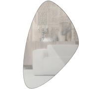 Petit miroir en métal noir, à fixer - Woood, Philou - 50x1x80 cm