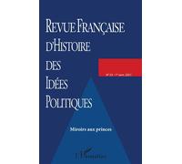 Miroirs aux princes - Collectif - Revue Francaise Histoire Idees Po - broché - Revue