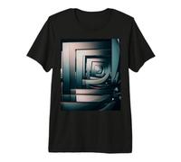 Miroirs de Couloir en Verre Art Miroir Infinity Miroirs T-Shirt Haut de Gamme