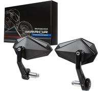 Miroirs de moto, Miroir de guidon moto, Cnc Miroir de la barre de moto compatible avec Mon-Ster D-IAVEL, Cb650r Compatible avec Mt03 Su-Zuki SV650 GSXS750 Bene-lli Vue arrière convexe moto m (Colo