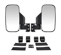 Miroirs de moto - Rétroviseurs de moto avec pinces multiples | Miroirs en verre trempé incassables | Rétroviseurs latéraux UTV | Miroirs latéraux pour Ra
