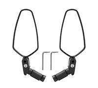 Miroirs De Vélo - Reflecteur De Recul Du Support De Guidon, Accessoire De Cyclisme Réglable | 1 Paire Verre D'amortisseur Rotatif, Urban Road Mountain Touring Riding Gear Pour La Sécurité D'a