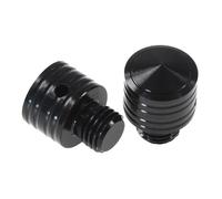 Miroirs du moteur Vis des trous, bouchons de miroir de moto,Motor de rétroviseur 2x Vis des rétroviseurs - Aluminium épais en aluminium imperméable Supplies pour la plupart des motos