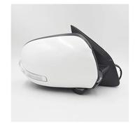 Miroirs ExtéRieurs Rétroviseur Extérieur Pour Mitsubishi Pour ASX RVR 2013-2019 Côté Porte 9 Broches Rabattable Automatiquement Bras Court RéTroviseur(White-R)