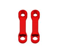 Miroirs Guidon Moto M10 Moto Rétroviseurs Extension Riser Adaptateur Miroir Extender Adaptateurs Base Vis Support Rétroviseurs Latéraux(Red M10-Clockwise)