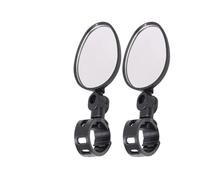 Miroirs Guidon Moto Réflecteurs Universels Pour Supports Guidon Moto Rotation À 360 Degrés Miroir Convexe Auxiliaire Angle Pour Vélo Rétroviseurs Latéraux(Elliptical 2X)