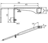 Miroirs HELLA (8HG 501 253-022) Support, Miroir Extérieur OEM
