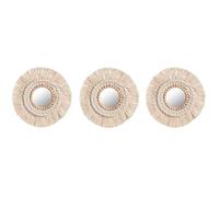 Miroirs - HOME ESPRIT - Lot de 3 - Blanc - Verre - 20 x 20 cm