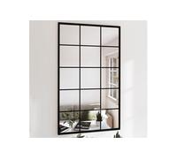 Wandspiegels 4 st 100x60 cm metaal zwart3189037