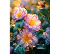 MIRONS Diamond Painting Broderie, fleurs Diamant Peinture Kit Complet en Perle Diamant a Coller Accessoires 40x50cm