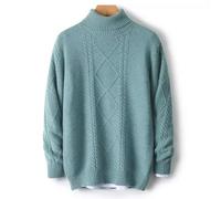 MIROOOO Pulls pour Hommes Pull en Laine décontracté for Hommes, Pull à Base Chaude Assorti avec Tout, tricoté la Mode, col roulé, épais Manches Longues Décontractées