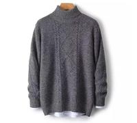 MIROOOO Pulls pour Hommes Pull en Laine décontracté for Hommes, Pull à Base Chaude Assorti avec Tout, tricoté la Mode, col roulé, épais Manches Longues Décontractées