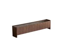 MIROOOO Support de Meuble TV 200cm Armoire de Rangement Style Chinois Retro en Bois Massif, Meuble de Stockage pour Salon Teinte Noyer Noir Meuble de Télévision pour Centre de Divertissement