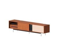 MIROOOO Support de Meuble TV Meuble De Rangement Rétro en Buis for Salon, Meuble TV en Bois Massif De Style Antique Meuble de Télévision pour Centre de Divertissement