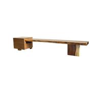 MIROOOO Support de Meuble TV Meuble TV Étroit Ultra-Mince Créatif Meuble TV Simple en Noyer Meuble de Télévision pour Centre de Divertissement