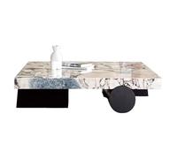 MIROOOO Table Basse Table à Manger Table Basse en marbre Moderne Minimaliste Salon ménage Grande et Petite Table carrée