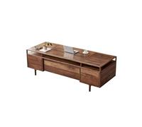 MIROOOO Table D'appoint de Bureau D'ordinateur Bureau en Bois Massif, Bureau de Patron, atmosphère Simple, à Domicile, présidentiel, d'ordinateur