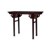 MIROOOO Table D'autel de Méditation Table Console en Bois Massif, Table de Statue de Bouddha Chinois, étui à encens, Table de présentation d'ornements (Taille : 47 Pouces) Table de Thé Petite Table