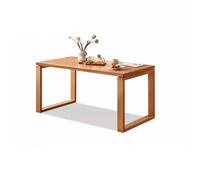 MIROOOO Tables à Manger Table à Manger en Bois Massif, Table d'îlot rétro, Grande intégrée, de Travail Domicile, Salon